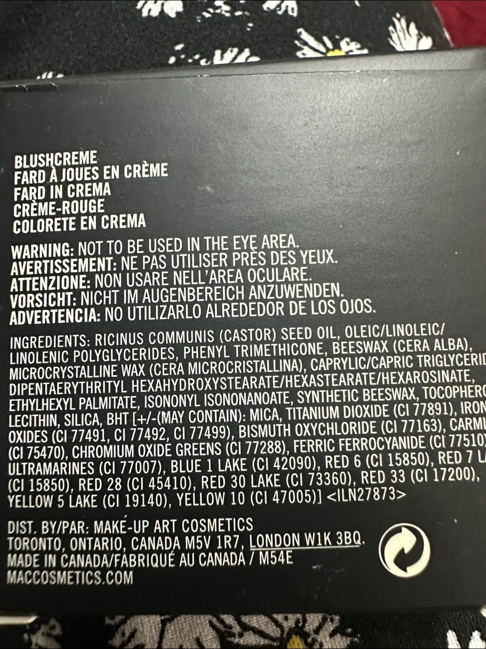 NIB. MAC Cosmetics Blushcreme Cream Blush - CHERCHE